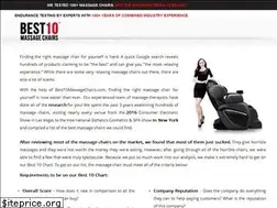 Sites similar to best10massagechairs.com