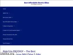 Sites similar to bestaffordableelectricbikes.com