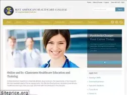Sites similar to bestamericanhealthcareuni.com