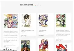 Sites similar to bestanimequotes.com