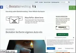 Sites similar to bestatterweblog.de