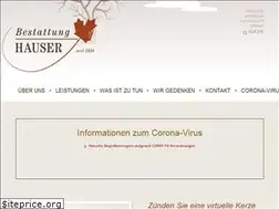 Sites similar to bestattung-hauser.at