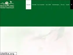 Sites similar to bestattung-hemetsberger.at