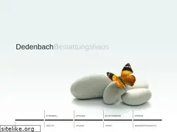 Sites similar to bestattungen-dedenbach.de