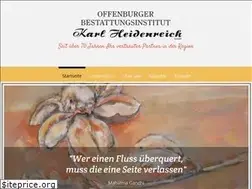 Sites similar to bestattungen-heidenreich.de