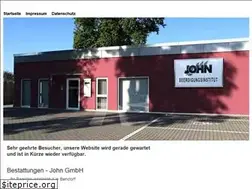 Sites similar to bestattungen-john.de