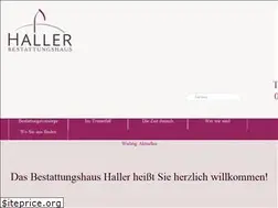 Sites similar to bestattungshaus-haller.de