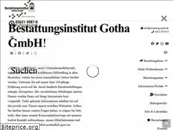 Sites similar to bestattungsinstitut-gotha.de