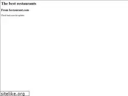 Sites similar to bestaurant.com