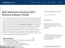 Sites similar to bestbadmintonrackets.org