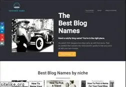 Sites similar to bestblognames.com