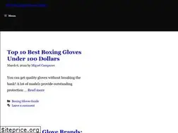 Sites similar to bestboxingglovesguide.com