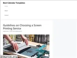 Sites similar to bestcalendartemplates.com