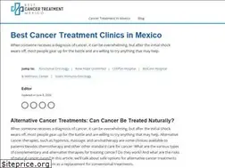 Sites similar to bestcancertreatmentmexico.com