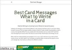 Sites similar to bestcardmessages.com