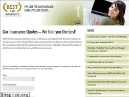 Sites similar to bestcarinsurancequotes.co.za