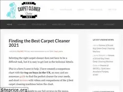 Sites similar to bestcarpetcleanerreview.net