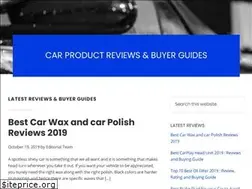 Sites similar to bestcarwaxinfo.com