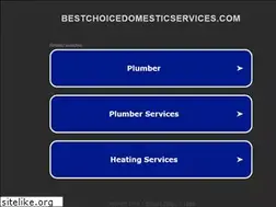 Sites similar to bestchoicedomesticservices.com