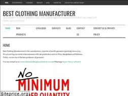 Sites similar to bestclothingmanufacturer.com