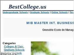 Sites similar to bestcollege.us