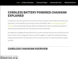 Sites similar to bestcordlesschainsaws.review