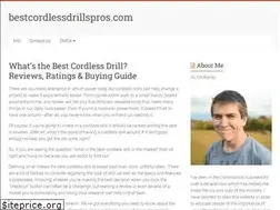 Sites similar to bestcordlessdrillspros.com