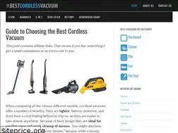 Sites similar to bestcordlessvacuums.net