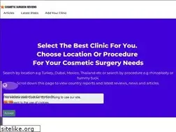 Sites similar to bestcosmeticsurgeons.com