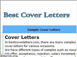 Sites similar to bestcoverletters.com