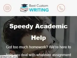 Sites similar to bestcustomwriting.org