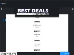 Sites similar to bestdealsautocenter.com