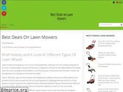 Sites similar to bestdealsonlawnmowers.co.uk