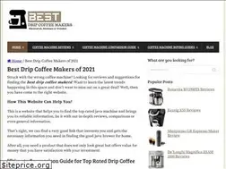Sites similar to bestdripcoffeemakers.net