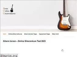 Sites similar to beste-online-gitarrenkurse.de