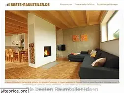 Sites similar to beste-raumteiler.de