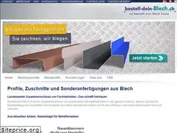 Sites similar to bestell-dein-blech.ch