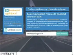 Sites similar to bestemmingafrika.nl