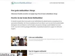 Sites similar to bestenettbutikker.com