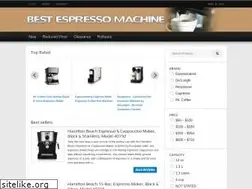 Sites similar to bestespressomachinereview.net