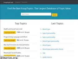 Sites similar to bestessaytopics.com