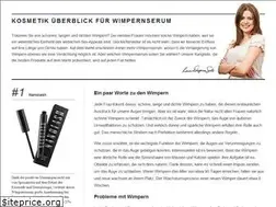 Sites similar to bestewimpernserum.de