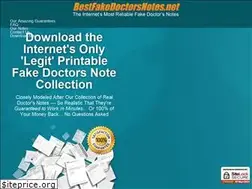 Sites similar to bestfakedoctorsnotes.net