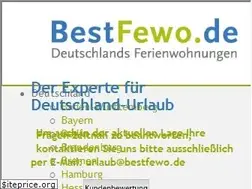 Sites similar to bestfewo.de