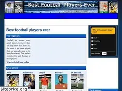 Sites similar to bestfootballplayersever.com