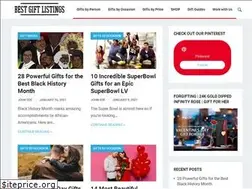 Sites similar to bestgiftlistings.com