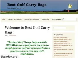 Sites similar to bestgolfcarrybags.com