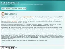 Sites similar to besthairlosspills.com