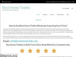 Sites similar to besthometextile.com