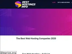 Sites similar to besthostingsinfo.com
